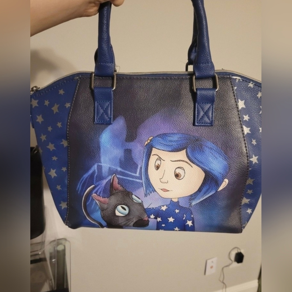 Loungefly coraline stars satchel crossbody purse - Picture 2 of 8